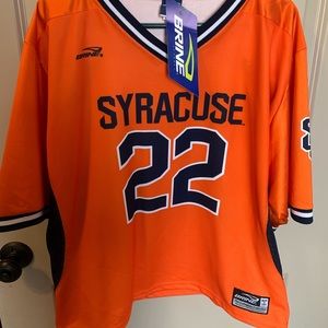 Adult XL NWT Brine Syracuse Lacrosse Jersey